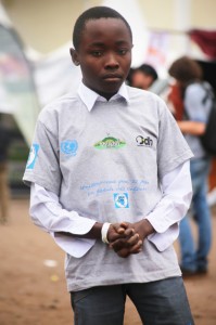 Jonathan, secrétaire rapporteur du parlement d'enfants