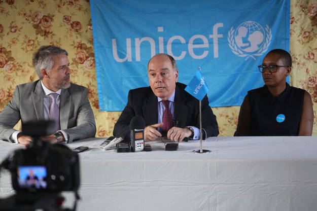 Son Excellence Paulo Uchoa, l'Ambassadeur du Brésil en RDC et Son Excellence Mauro Vieira, Ministre des Affaires Etrangères.