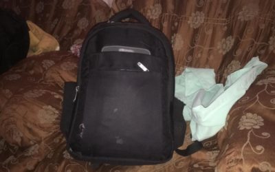 J’ai fait mon petit sac pour quitter Goma avec ma mère et mes soeurs