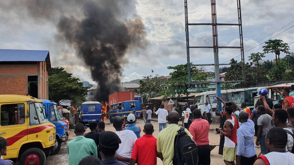 Colère des élèves à Matadi