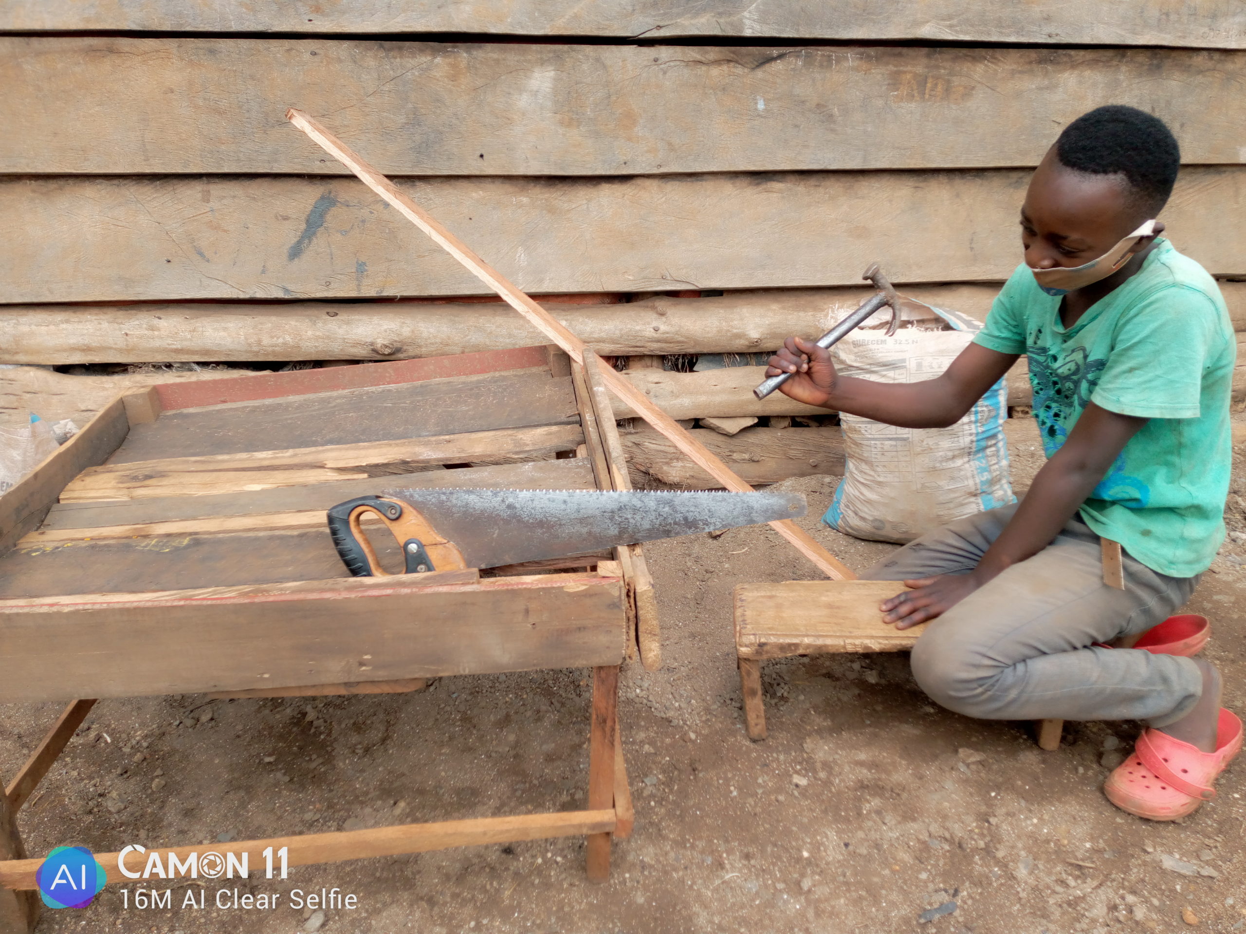 Enfant menuisier Bukavu