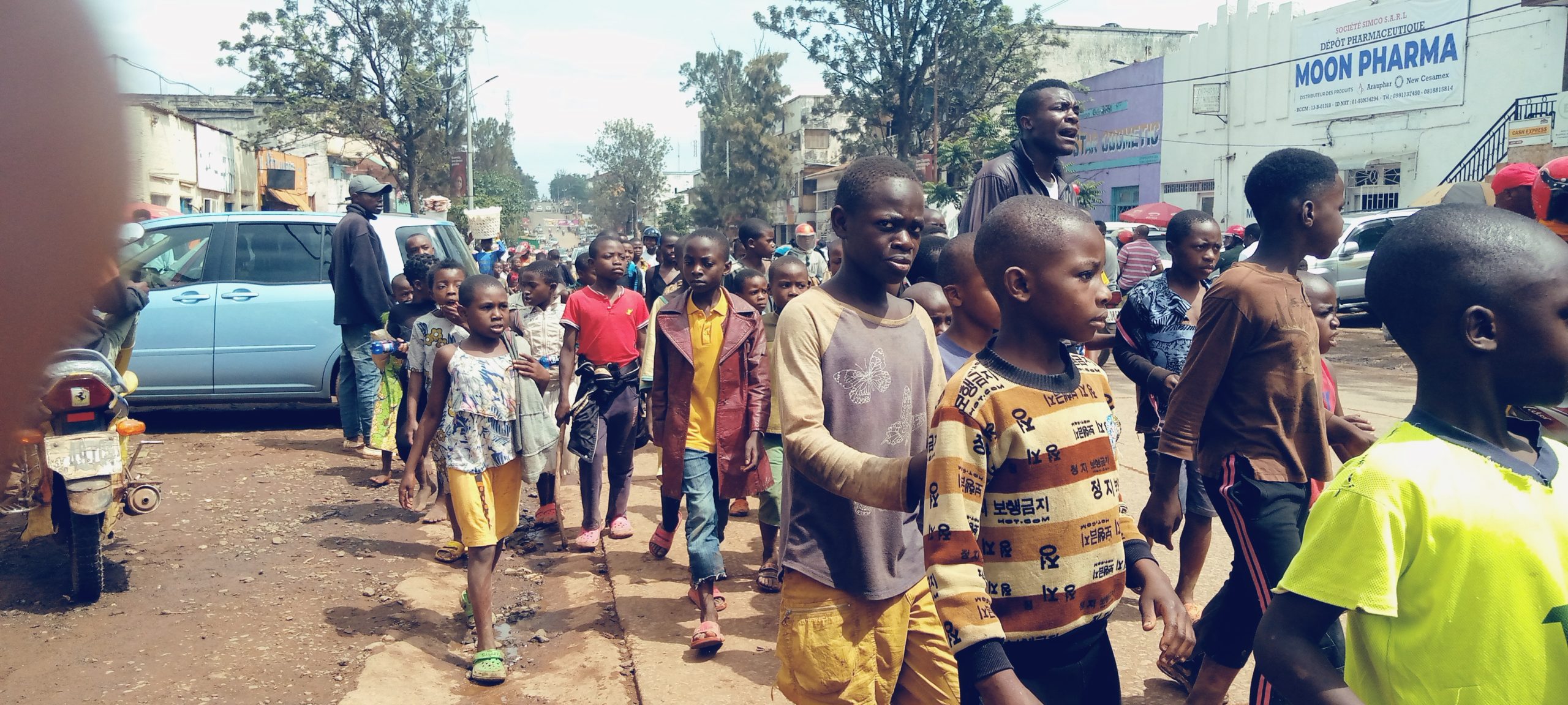 Manifestations des enfants à Bukavu