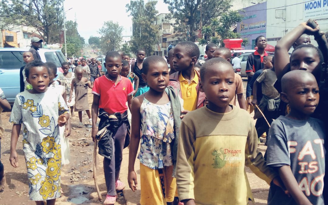 Les enfants réclament la reprise des cours à Bukavu