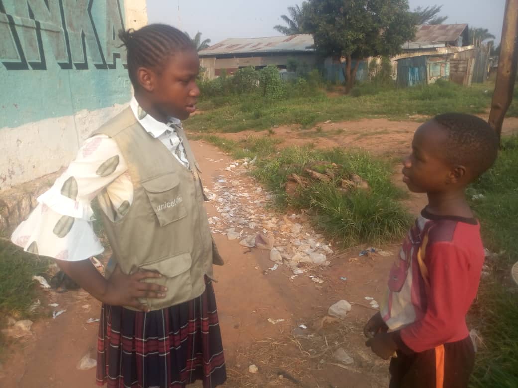 Enfant mendiant à Mbuji-Mayi