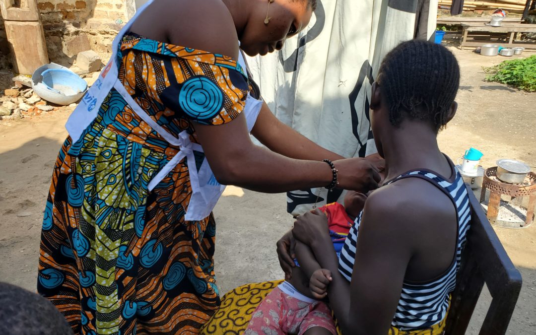 Je suis content de voir les vaccinateurs contre la poliomyélite à Kisangani