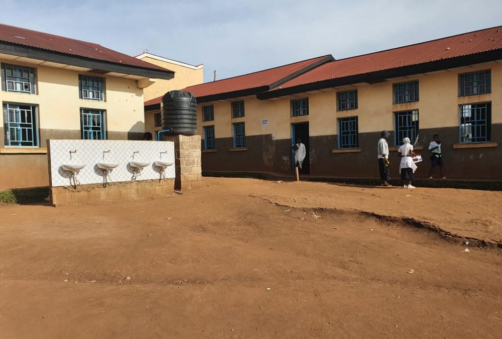 Beaucoup de lave-mains n’ont pas d’eau dans les écoles de Bunia 