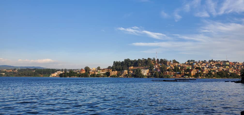 Bukavu, vue du lac Kivu