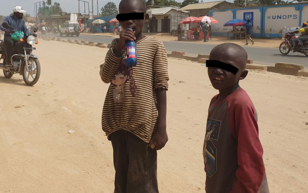 A Bunia, Maneno se drogue à la colle à seulement 11 ans