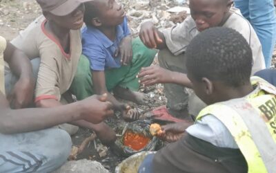 Enfants de la rue à Goma