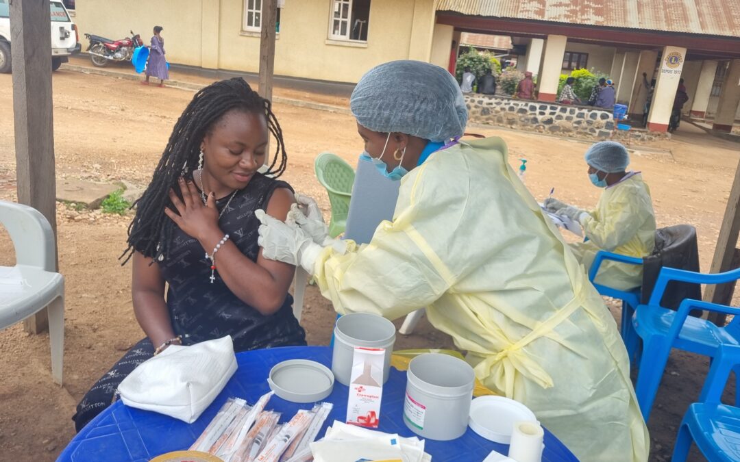 J’ai pris ma deuxième dose de vaccin contre Ebola