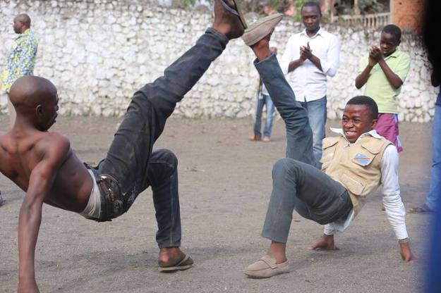 J’ai beaucoup appris comme enfant reporter grâce à la capoeira à Goma