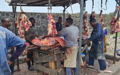 Kinshasa : Des aliments exposés aux mouches et à la poussière