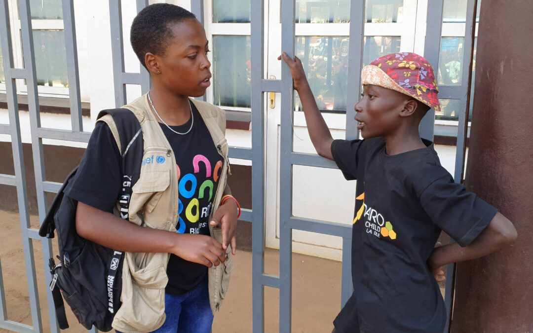 En 2022, je me suis plus impliquée comme enfant reporter