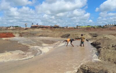 Les enfants en danger à cause de l’eau de la carrière Luhongo à Kipushi