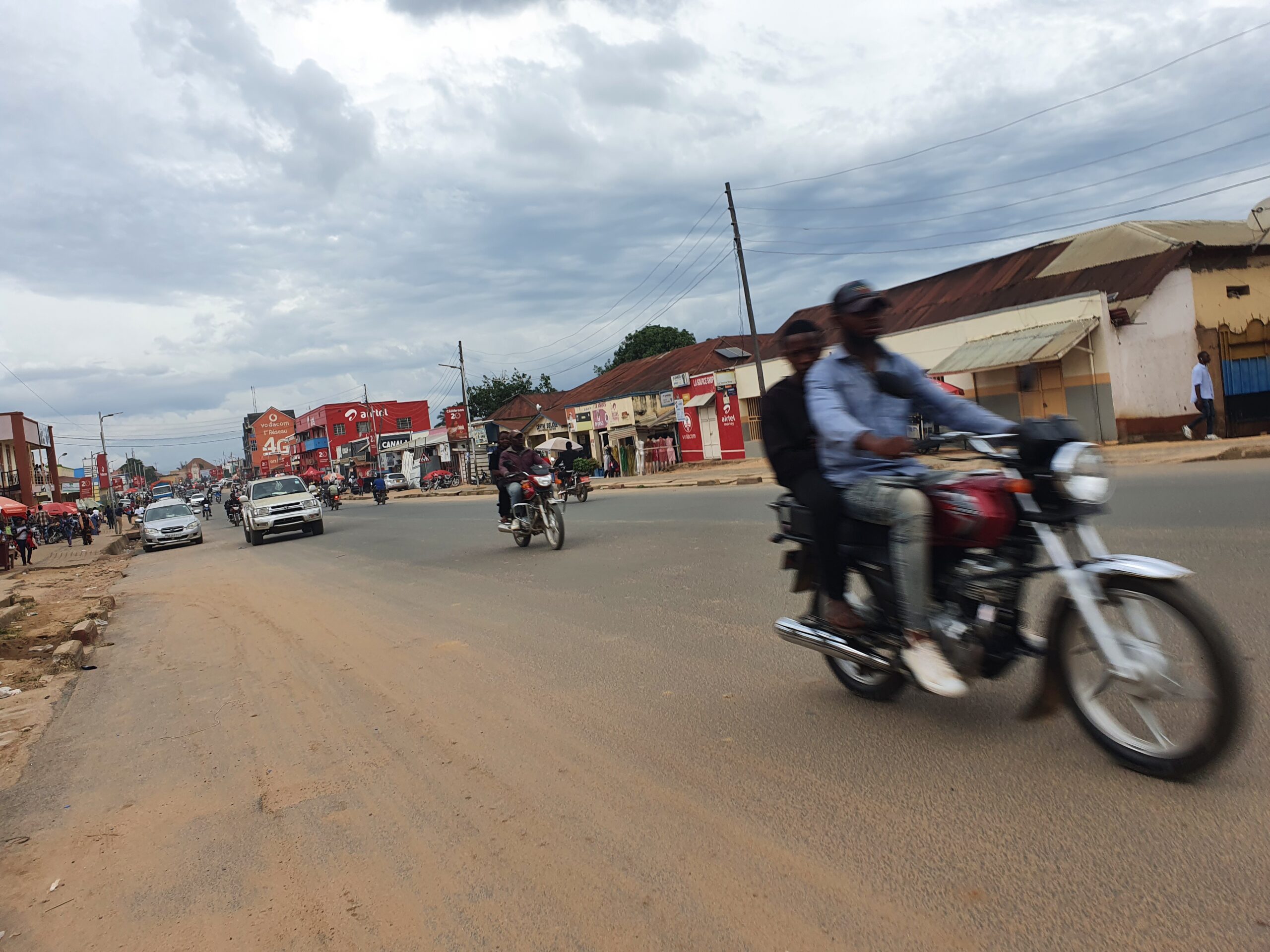 Des motards à Bunia