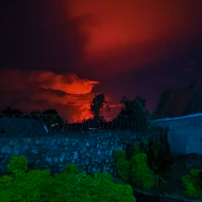 Le Nyamuagira en activité