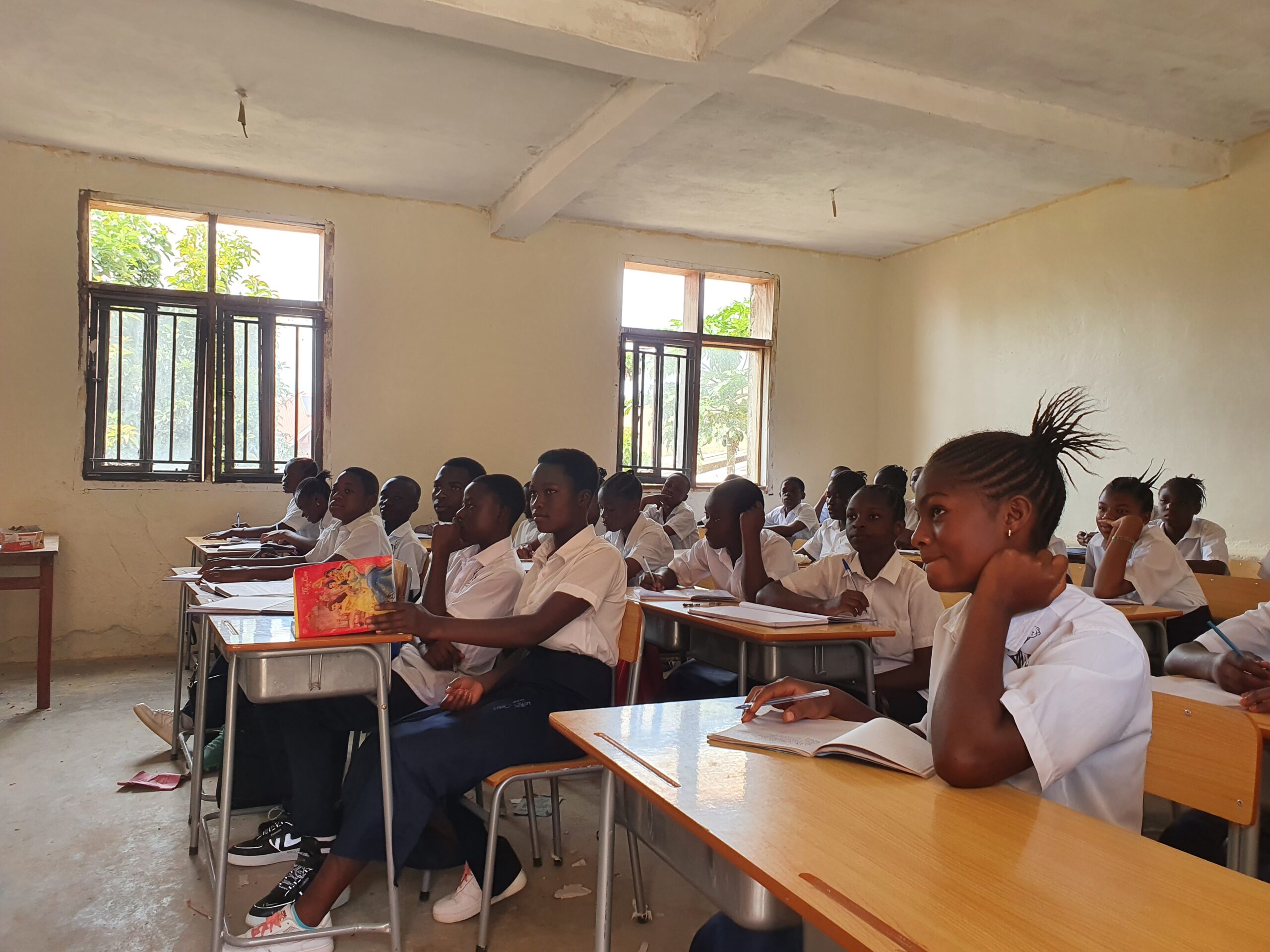 Des élèves de Bunia en classe