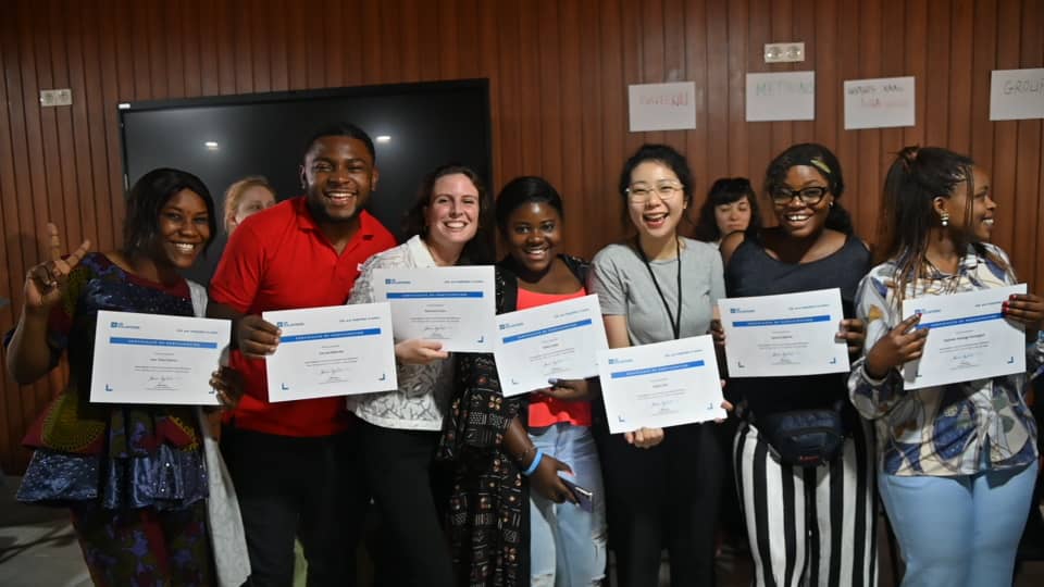 Les volontaires UN à Saly