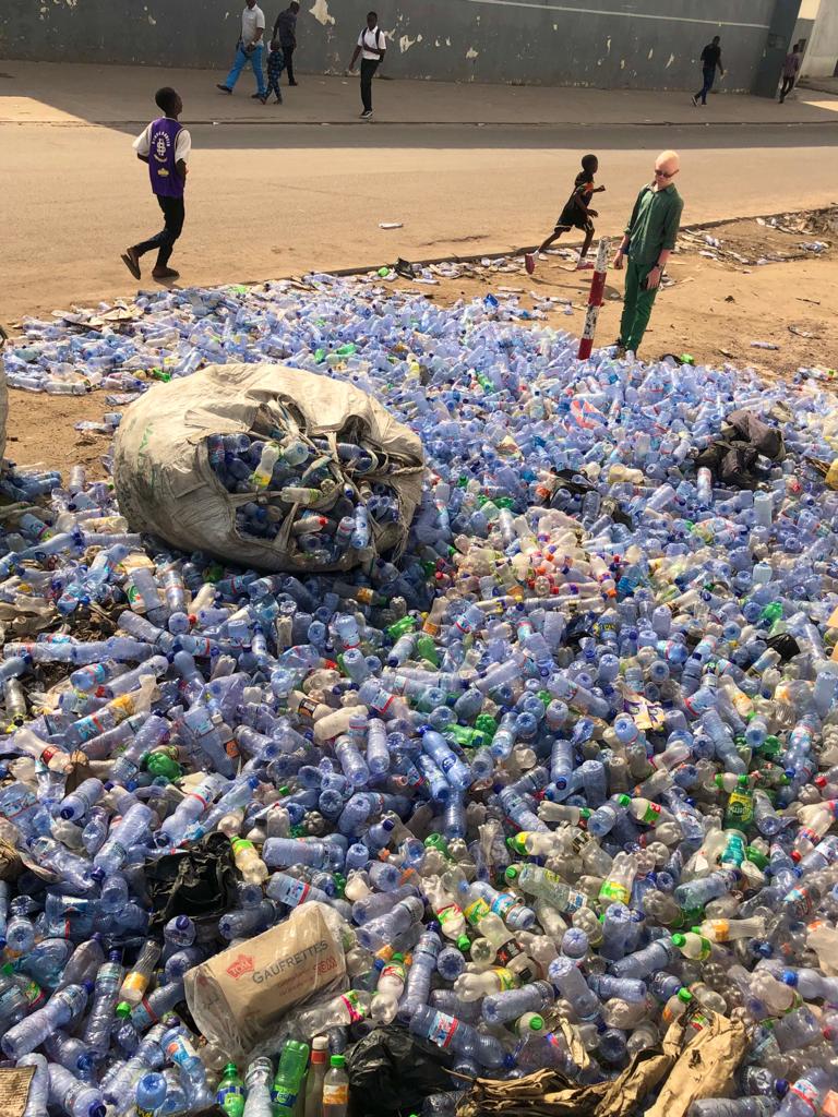 Immondices et déchets plastiques à Gombé