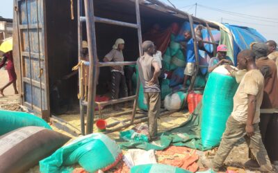 Mbuji-Mayi : Un camion se renverse en plein marché