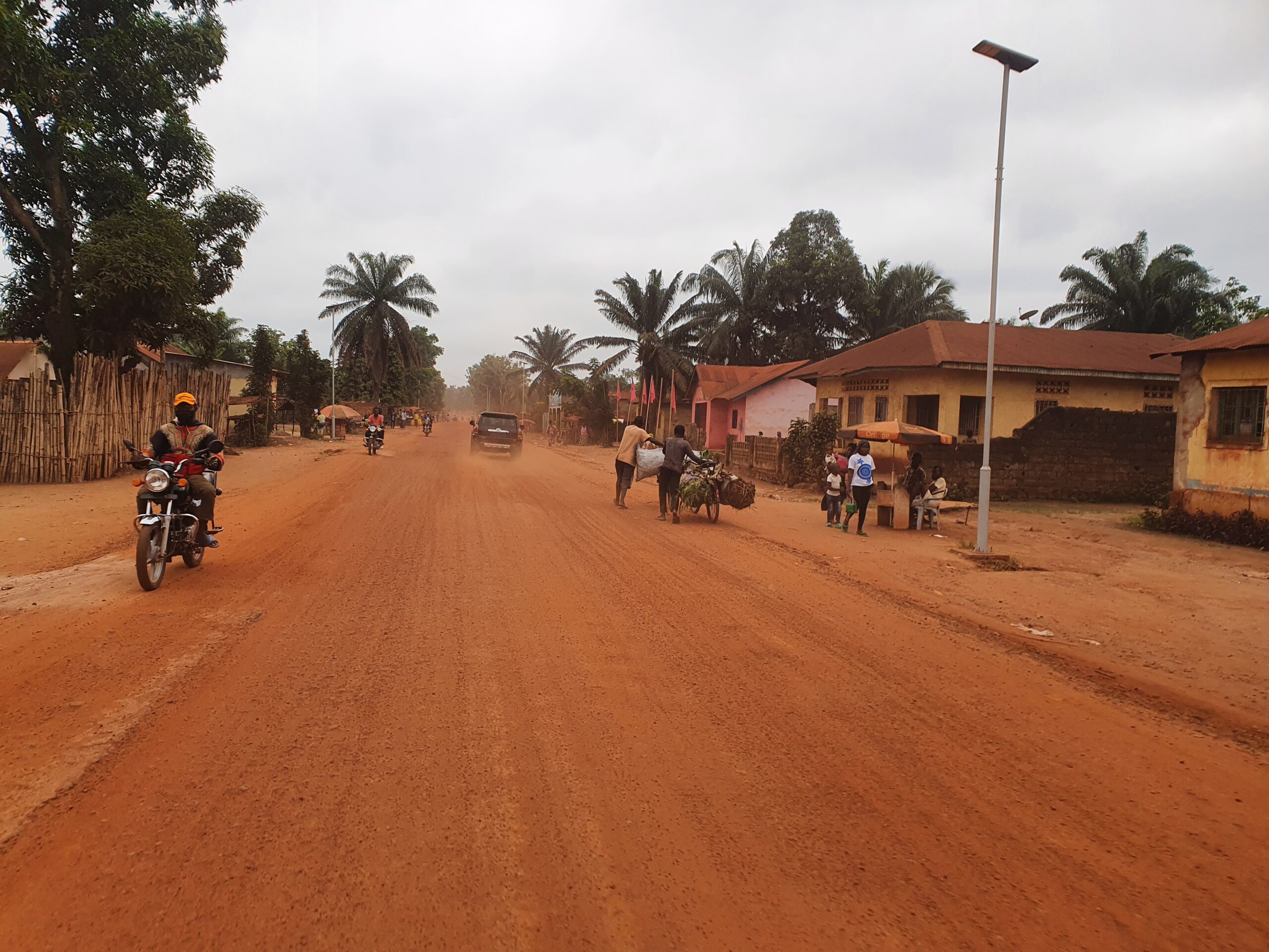 La poussière à Mbandaka