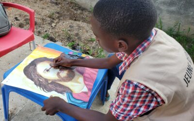 Kisangani : Le dessin, passion de Benjamin Masala