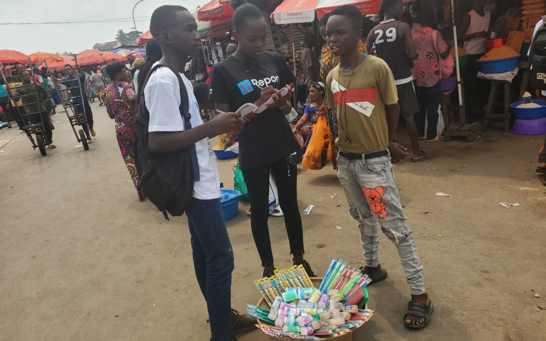 Rencontre avec des enfants vendeurs à Kisangani