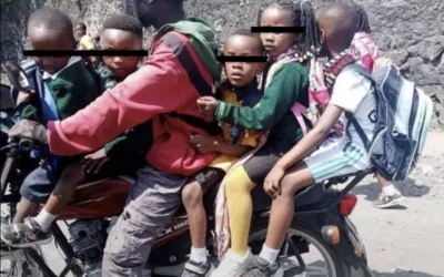 J’ai peur pour la sécurité des enfants entassés sur une moto