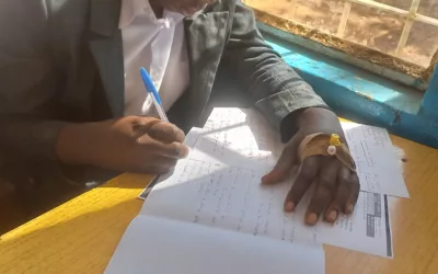 Kipushi: Abigaël passe ses examens de repêchage malade 