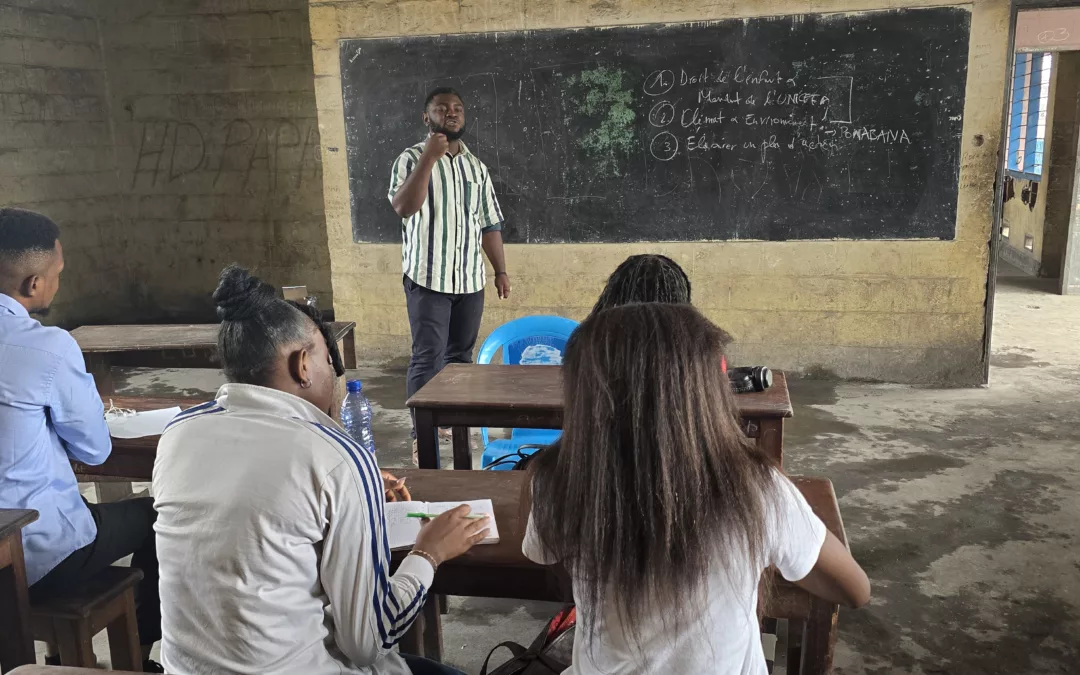 Formation des scouts à Kinshasa sur les enjeux du climat