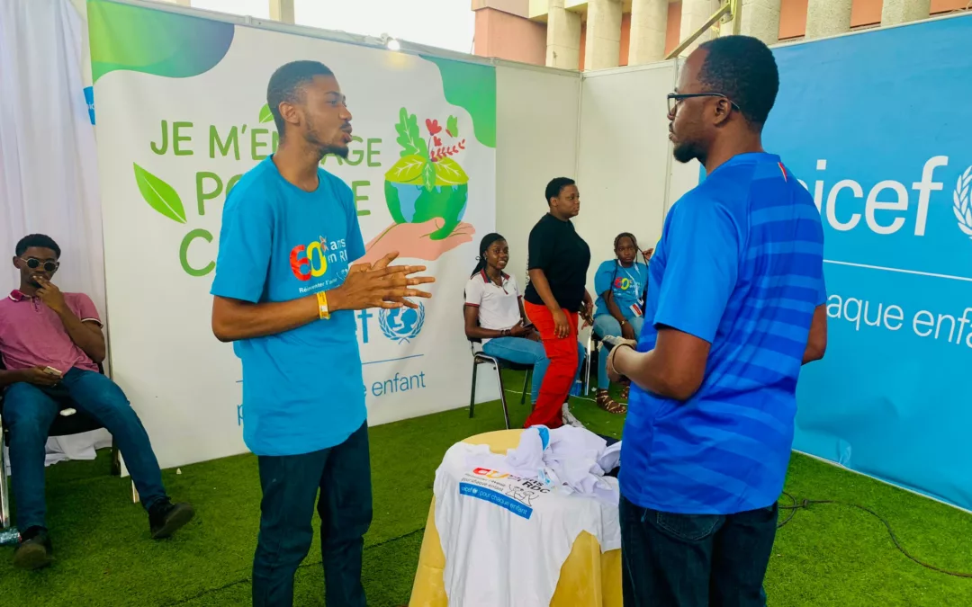 J’ai visité le stand de l&rsquo;UNICEF à la foire de la formation professionnelle