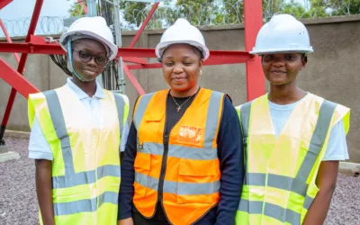 Femme « technologique » à TOA