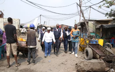 Kinshasa : visite d’un site des malades du choléra