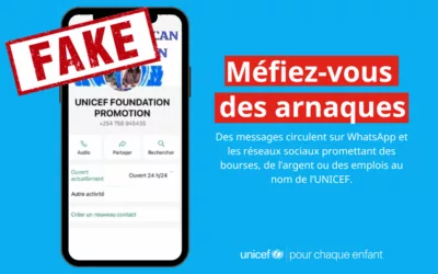 Attention : Unicef africa foundation n’existe pas !