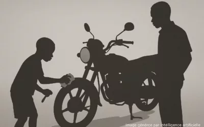 Exaucé lave des motos pour manger